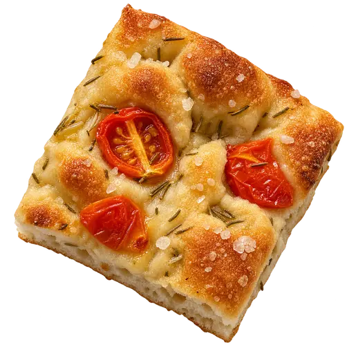 Focaccia de masa madre